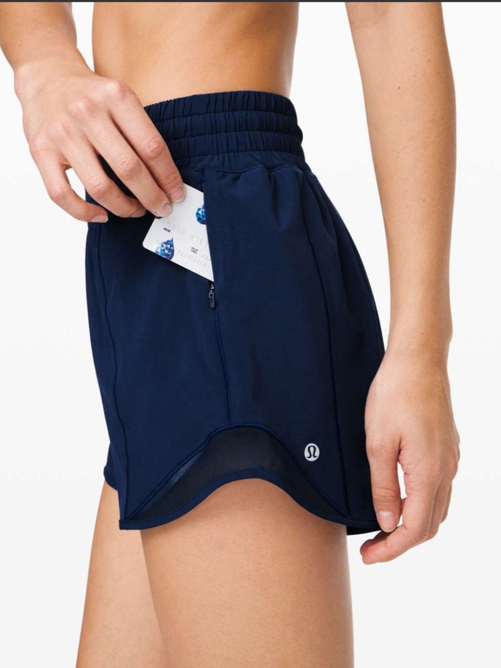lululemon athletica Hotty Hot High-Rise Shorts - True Navy